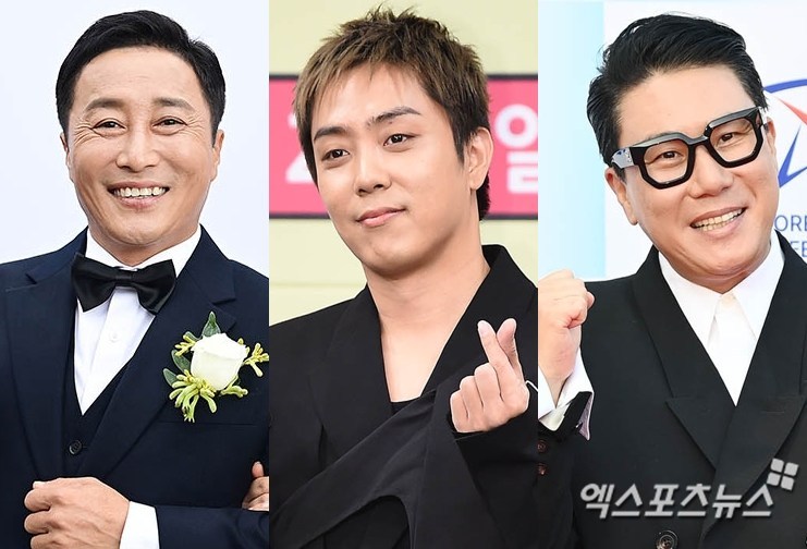 김병만, 은지원, 이상민(왼쪽부터)