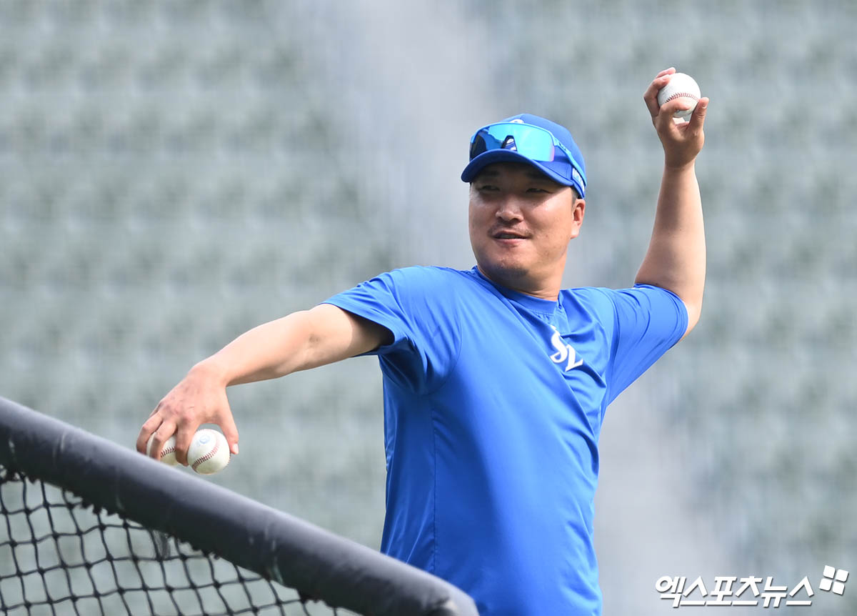 삼성 라이온즈 이진영 1군 타격코치. 사진 엑스포츠뉴스 DB