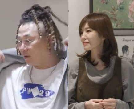 SBS '미우새' 윤민수와 김민지 씨.