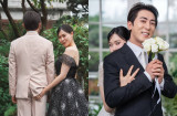 이래도 돼?…김원훈, 유부남인데 ♥엄지윤과 엉덩이·가슴 스킨십 '파격' 웨딩화보→반응 엇갈려 [엑's 이슈]