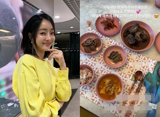 서효림 식탁. 사진=서효림 계정