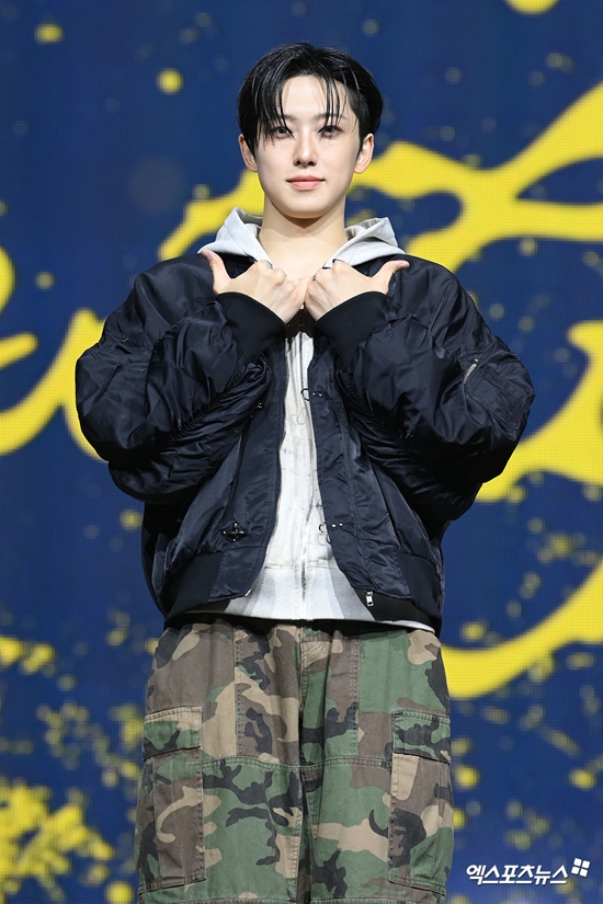 쇼케이스에 참석한 앤팀 후마. 사진=엑스포츠뉴스 고아라 기자