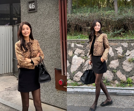 거리를 걷는 한지혜. 사진=한지혜 계정