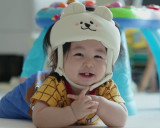 심형탁 子 하루, 1살 머리숱 맞아?…'삐죽' 머리카락+토끼 헬멧으로 귀여움 폭발 (슈돌)