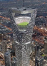 "350m 상공에 월드컵 경기장! 사우디 이걸 한다고?"…초고층 건물 옥상에 '2034 WC 4만6000석 규모 경기장' 건설 계획 발표