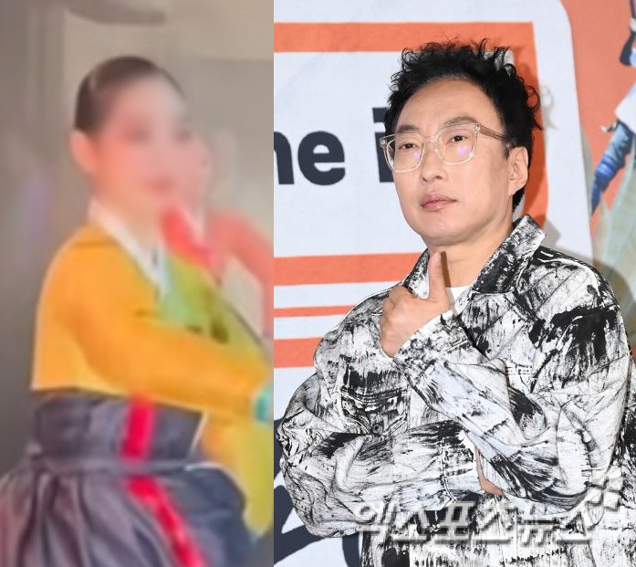 박명수와 딸 민서.