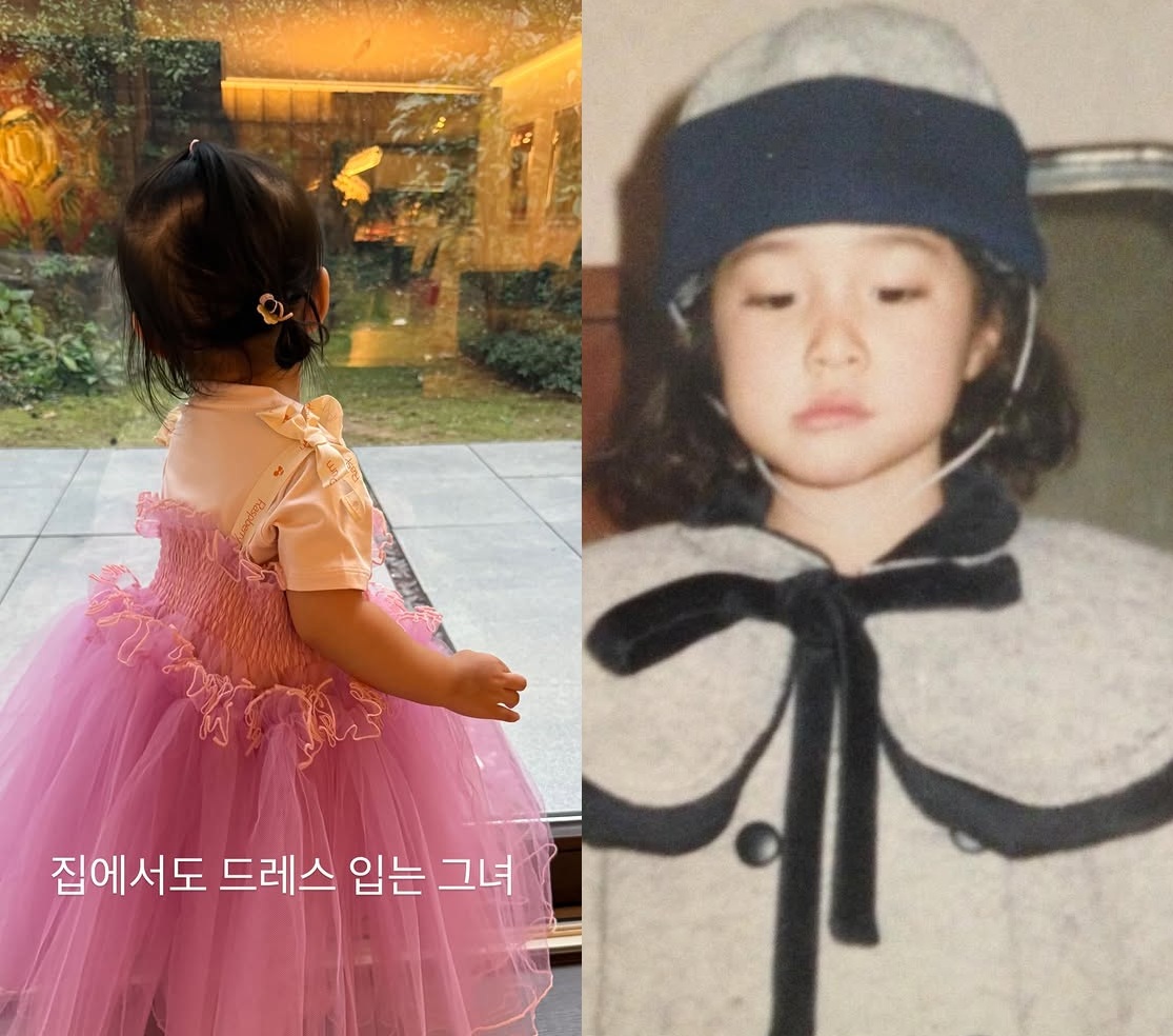 이민정이 공개한 딸 서이.