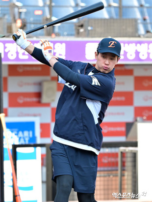 황영묵 ‘스윙 동작을 체크하며’[포토]