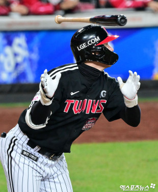 홍창기 ‘좋았어’[포토]