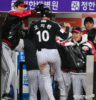 염경엽 감독 ‘우승이 보인다’[포토]