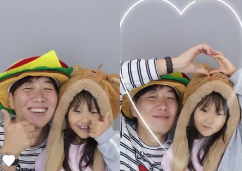 도경완과 딸 하영