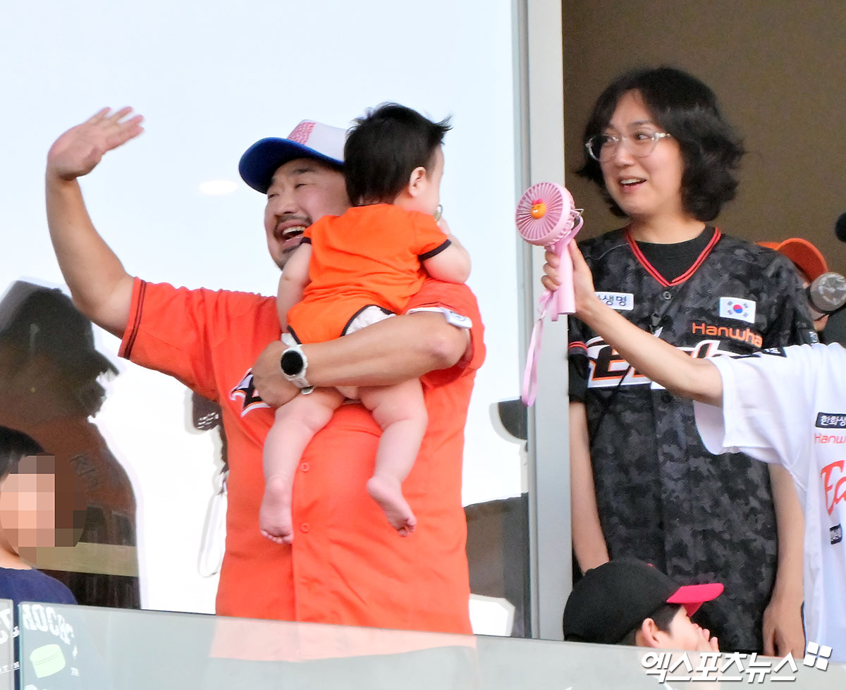 엑스포츠뉴스 DB - 강재준, 이은형, 현조 가족