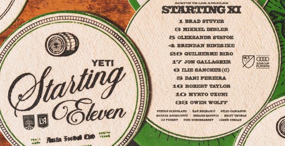 로스앤젤레스FC(LAFC)가 메이저리그사커(MLS) 플레이오프 16강 2차전을 앞두고 공식 선발 명단을 발표했다. 지난달 30일 열린 1차전에서 오스틴FC를 상대로 2-1 승리를 거둔 LAFC는 3일 10시 45분 오스틴의 홈구장 Q2 스타디움에서 2차전을 치른다. 3판 2선승제로 운영되는 플레이오프이기 때문에 LAFC는 해당 경기에 승리할 경우 8강 조기 진출을 확정한다. 손흥민은 드니 부앙가, 티모시 틸먼과 함께 LAFC 전방 스리톱으로 선발 출전한다. 오스틴FC