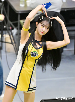 정가예 치어리더 ‘머리위로 하트’[엑's HD포토]