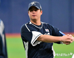 노시환 ‘확실하게 몸 푼다’[포토]