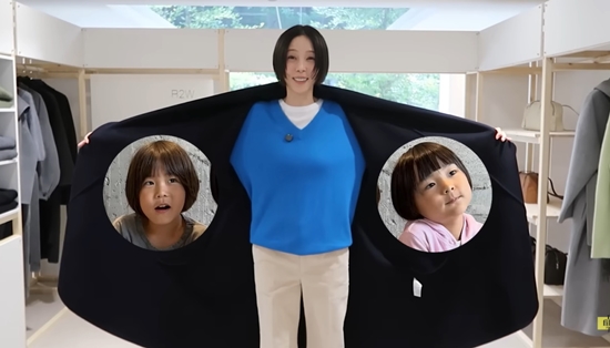 코트를 입은 김나영. 사진=유튜브 채널 '노필터티비'