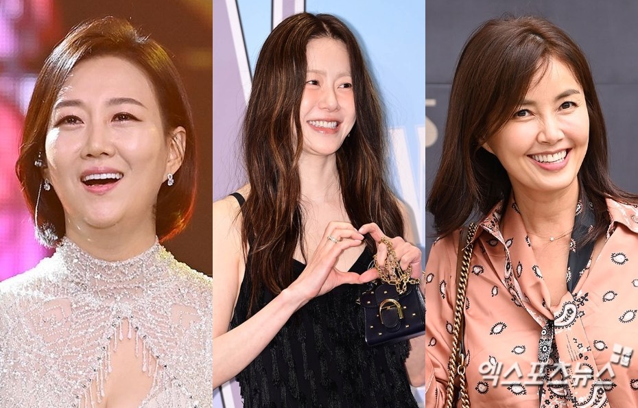 장윤정, 고현정, 신애라(왼쪽부터)