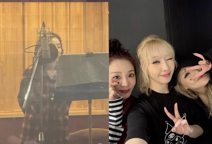 산다라박, 공민지, 씨엘. 사진=산다라박 SNS