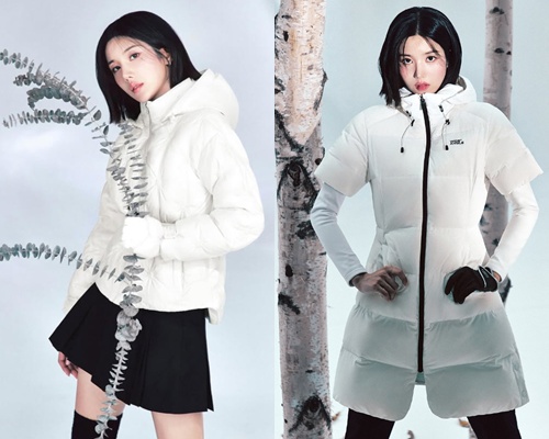 가수 권은비가 겨울 패션을 선보였다