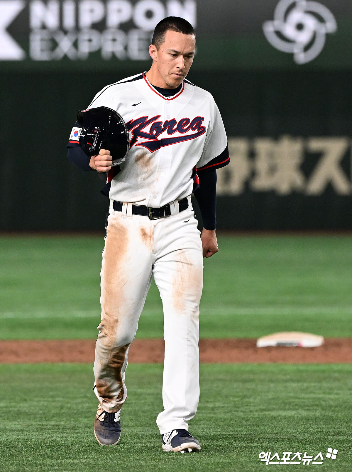 2023년 월드베이스볼클래식(WBC)에서 한국 야구 대표팀 최초의 미국계 선수로 출전했던 토미 에드먼. 사진 엑스포츠뉴스 DB