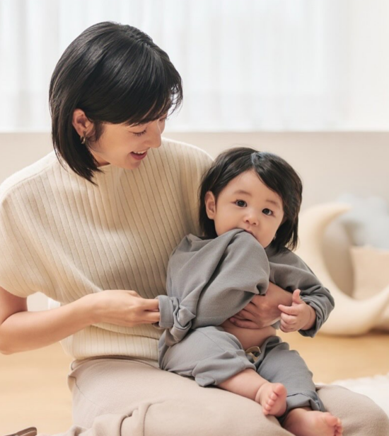 사야와 아들 하루.