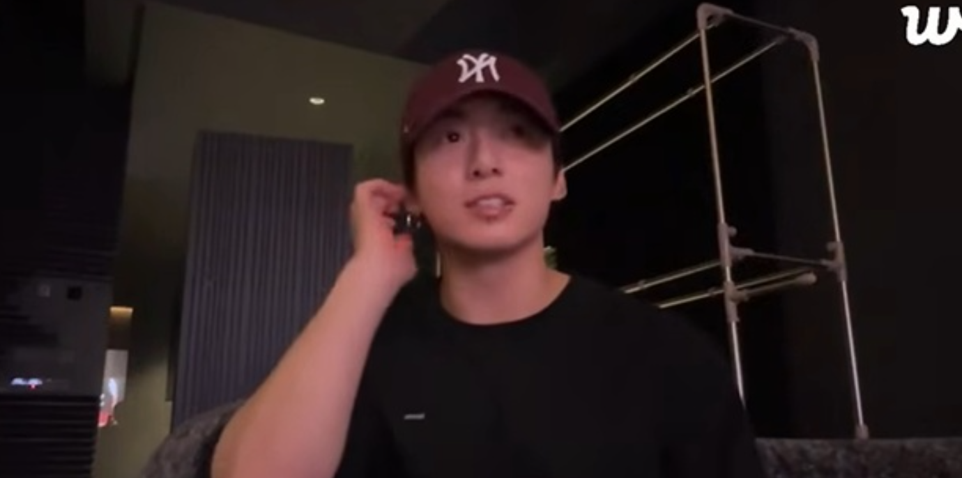 BTS 정국 위버스 라이브 캡처.