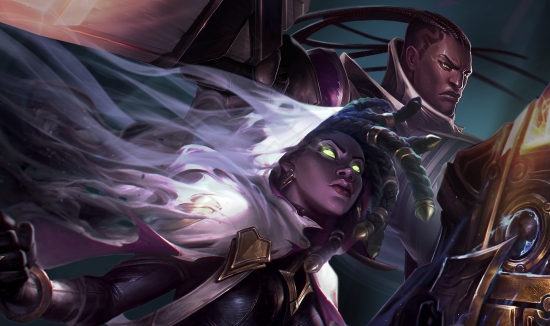 '루시안&세나(5코스트)' - 루시안과 세나는 이번 시즌 하나의 유닛으로 등장한다.