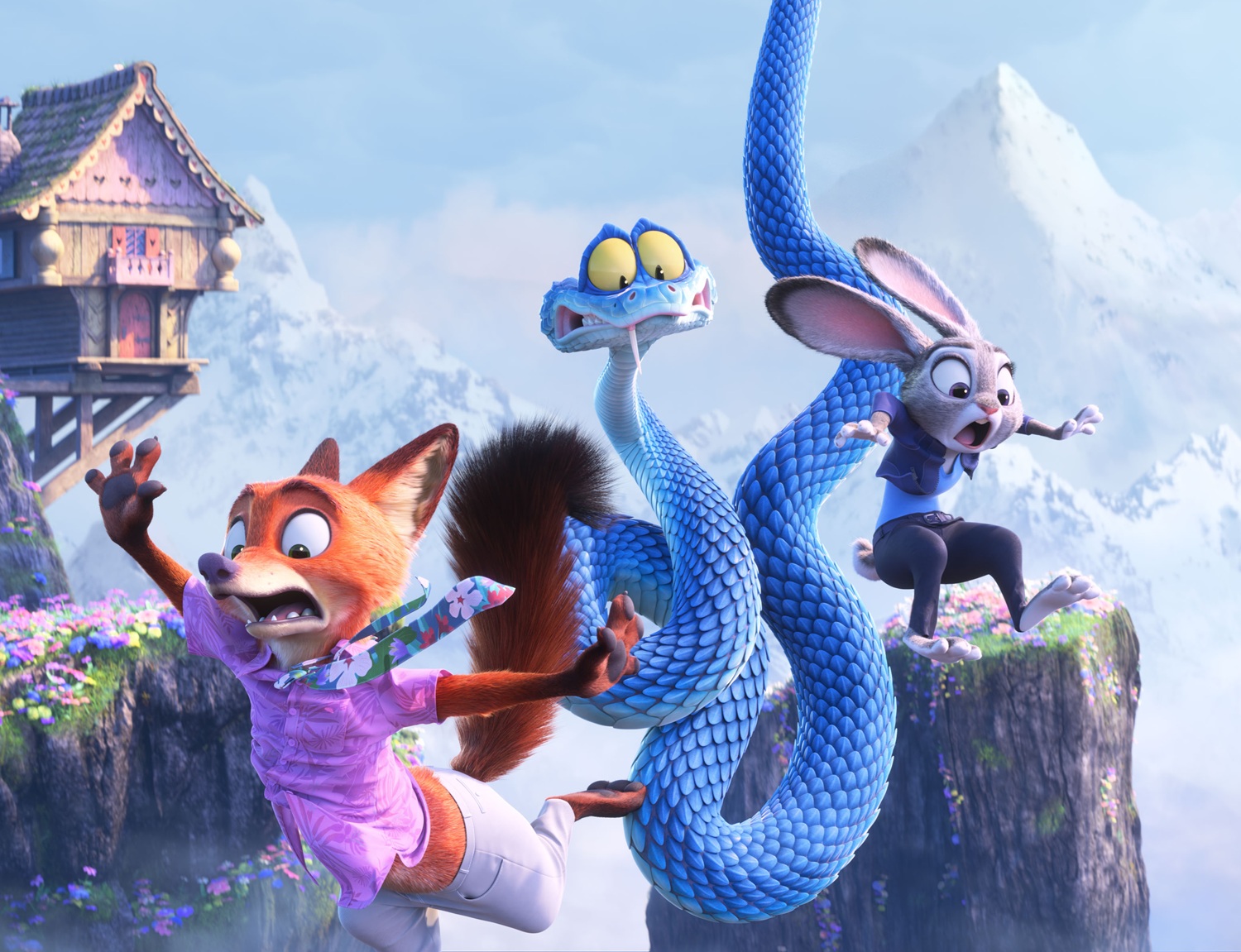 영화 '주토피아2' 닉, 주디와 새 캐릭터 게리