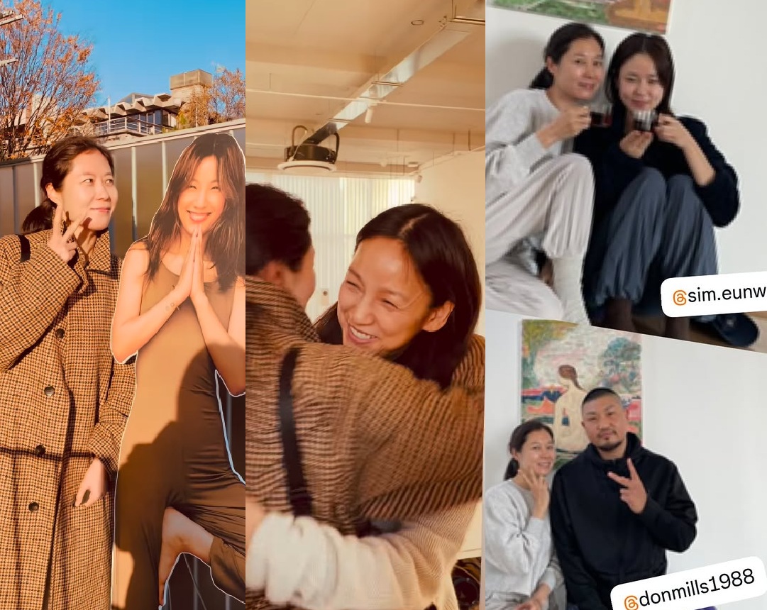 배우 문소리가 공개한 이효리 요가원.