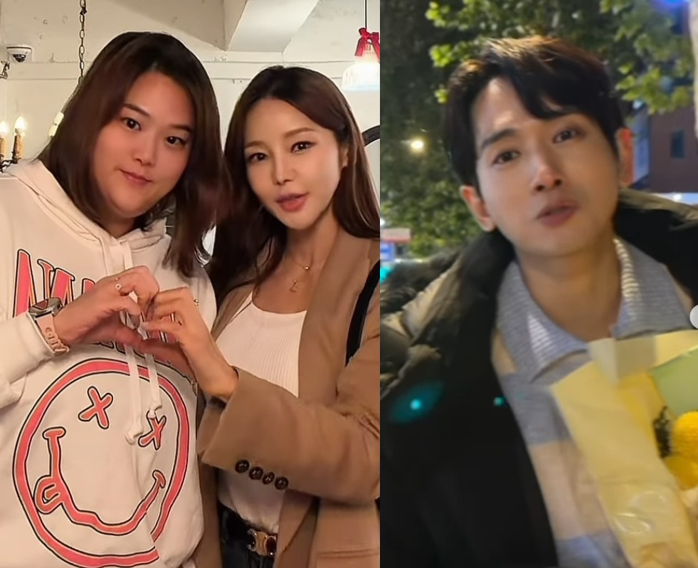 류필립과 미나 부부와 시누이 수지.