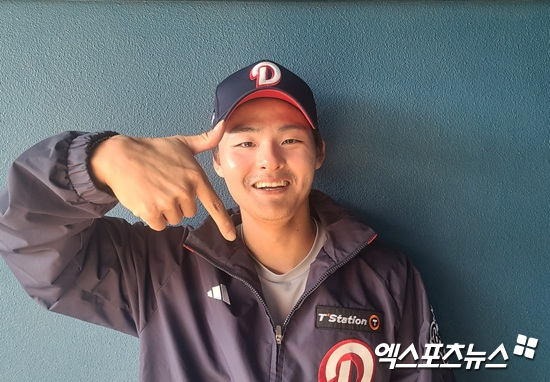 미야자키 마무리캠프에 참가한 두산 베어스 이교훈. 엑스포츠뉴스 DB