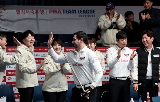 크라운해태 선수단. PBA