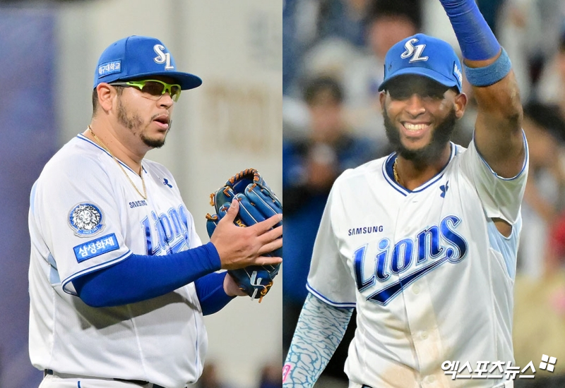 삼성 라이온즈가 25일 외국인 투수 아리엘 후라도, 외국인 타자 르윈 디아즈와 재계약했다. 후라도는 계약금 30만 달러, 연봉 130만 달러, 인센티브 10만 달러 등 최대 총액 170만 달러에 사인했다. 디아즈는 계약금 20만 달러, 연봉 130만 달러, 인센티브 10만 달러 등 최대 총액 160만 달러의 조건에 도장을 찍었다. 엑스포츠뉴스 DB