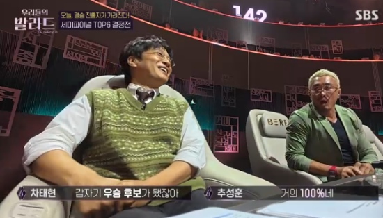 SBS 예능 프로그램 '우리들의 발라드' 방송화면 캡처