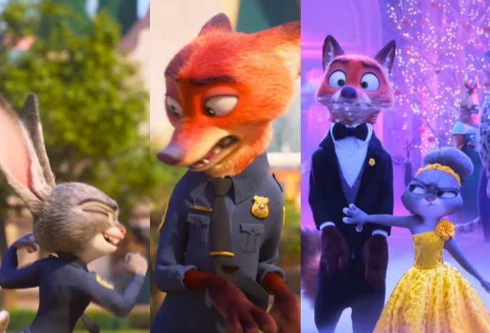 영화 '주토피아2' 주디와 닉.