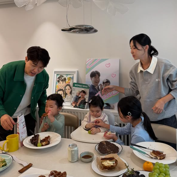 박수홍과 딸, 이지혜와 두 딸