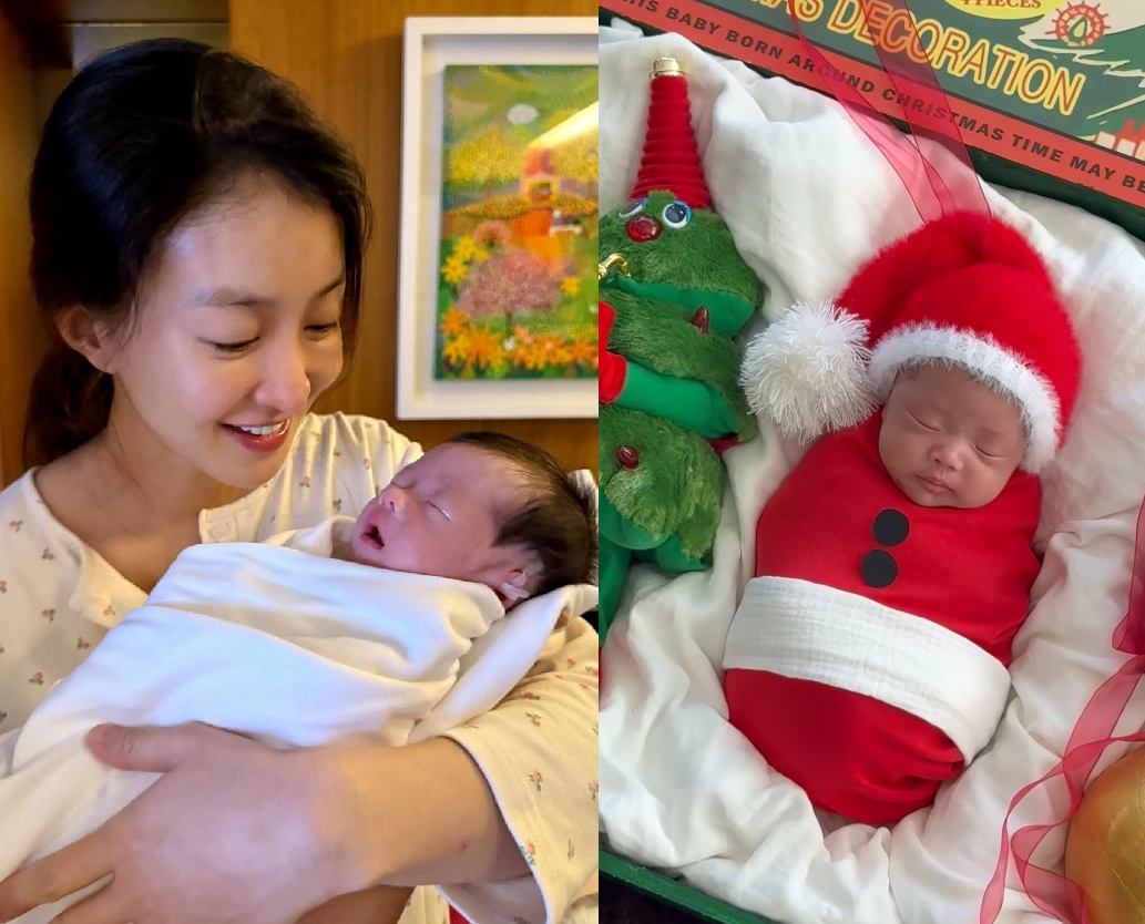 배우 이시영이 공개한 둘째 딸 사진.