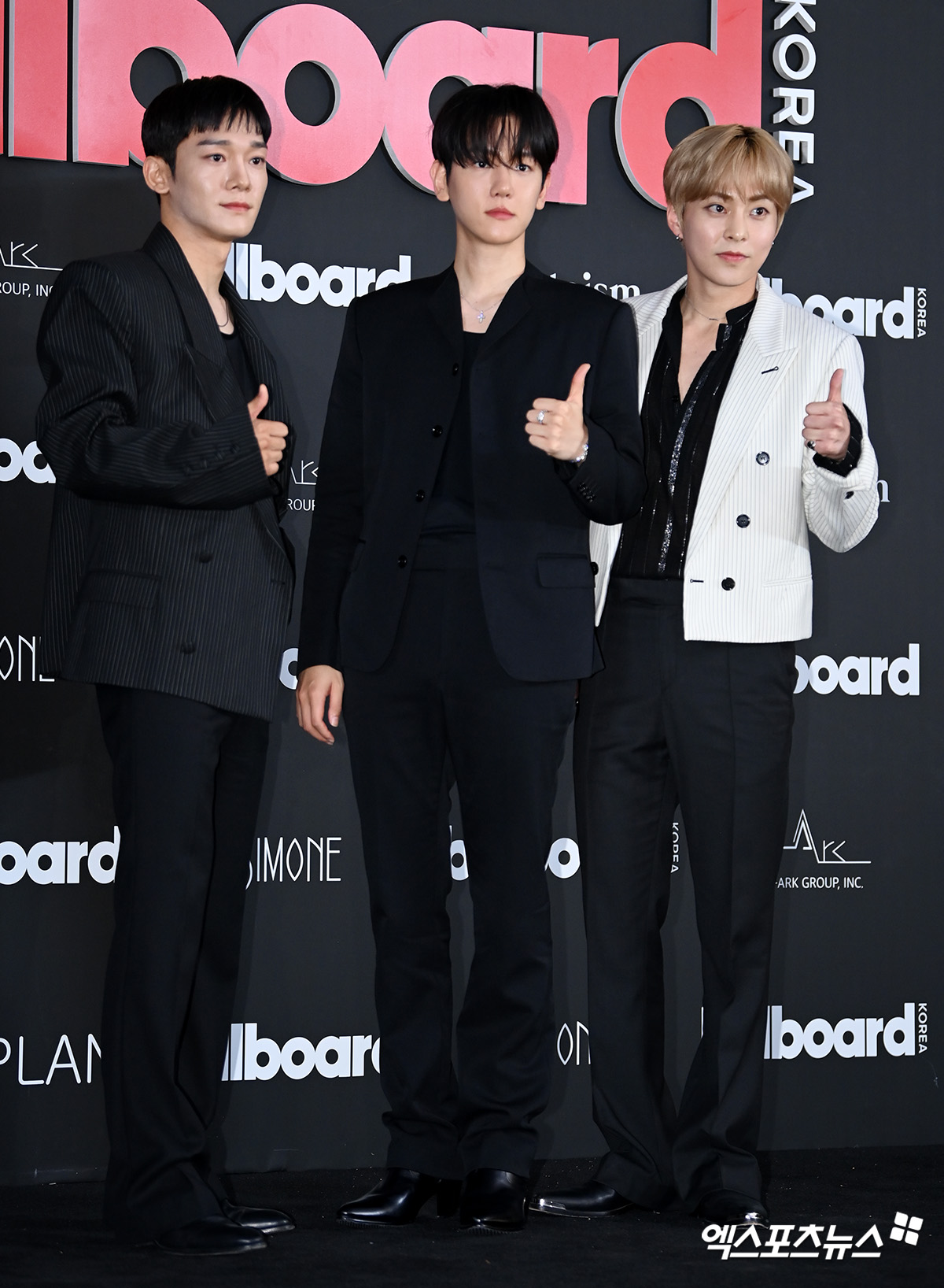 Chen, Baekhyun, and Xiumin.