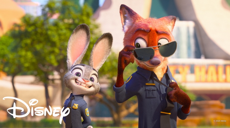 'Zootopia 2' characters Judy and Nick.