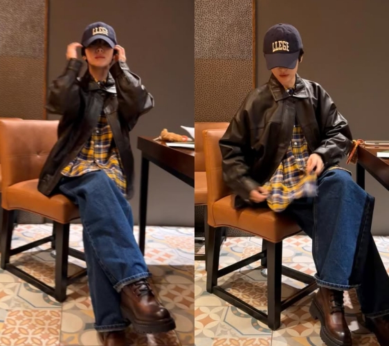 송혜교 '꾸안꾸' 룩