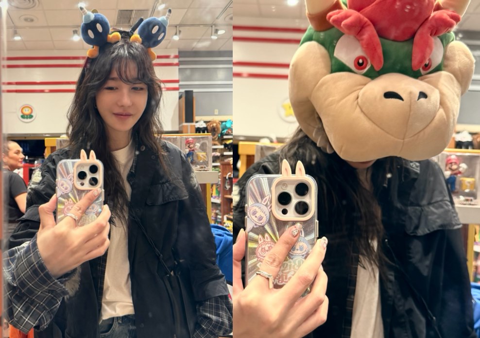 유니버셜 스튜디오 할리우드에 방문한 이지아. 사진=이지아 SNS