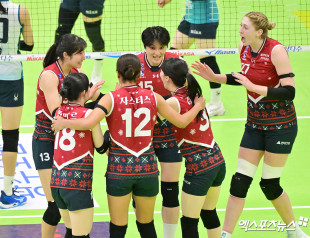 현대건설 ‘득점이야’[포토]