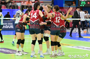 현대건설 ‘셧아웃 승리’[포토]