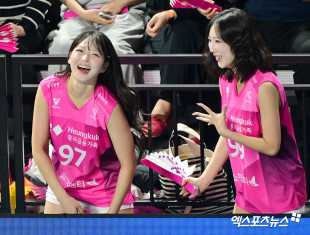 최석화-이미래 치어리더 ‘텐션 올라간다’[엑's HD포토]