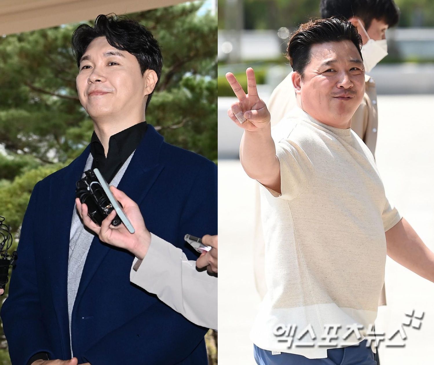 박수홍과 윤정수. 엑스포츠뉴스 DB.