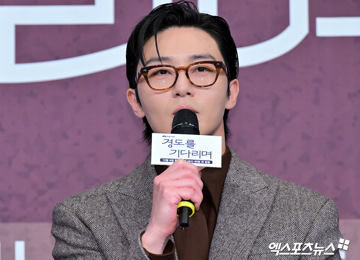 Xportsnews photographer Kim Han-joon at 'Waiting for Kyungdo' production presentation