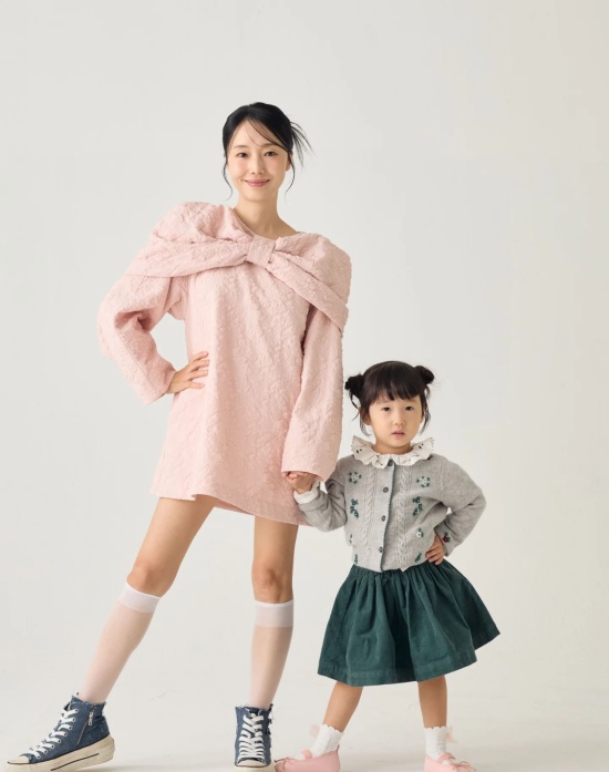 이정현과 딸 서아 양