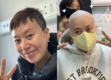 '암 투병' 박미선, 삭발 직후 "한심하죠?"…2차 항암기 공개 "유별 떠는 거 같았는데" [엑's 이슈]