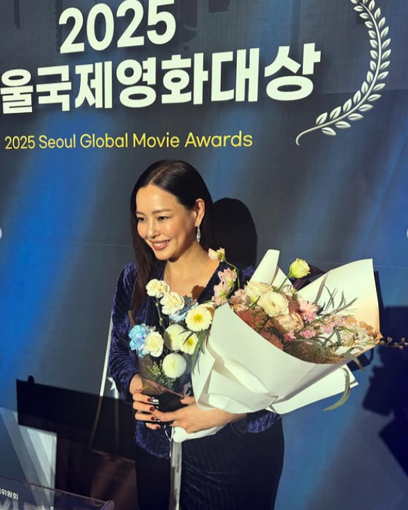 이하늬, '2025 서울국제영화대상' 드라마 부문 최고 연기상 수상