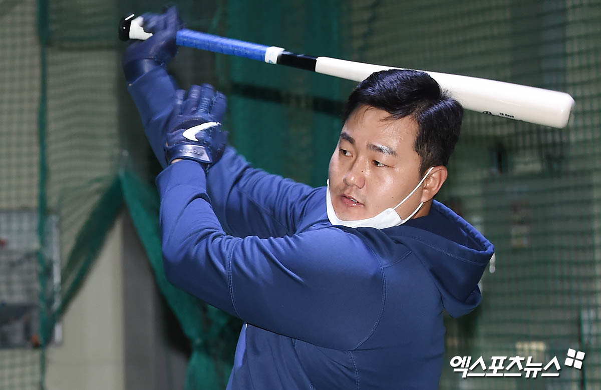 지난 8월 의병 소집해제 이후 재활 중인 것으로 알려진 최지만. 사진 엑스포츠뉴스 DB